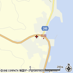 石川県七尾市庵町（ノ）周辺の地図