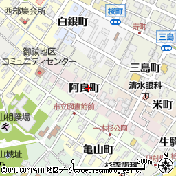 島松豆腐店周辺の地図