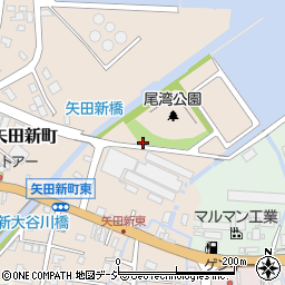 石川県七尾市矢田新町ホ周辺の地図