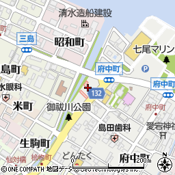 アイン薬局　七尾店周辺の地図