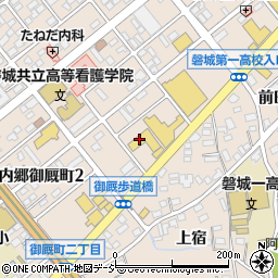 東日本三菱いわき内郷店周辺の地図