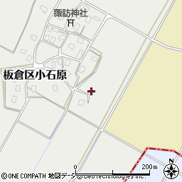 新潟県上越市板倉区小石原周辺の地図