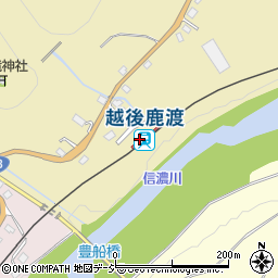 越後鹿渡駅周辺の地図