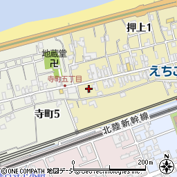 糸魚川押上郵便局周辺の地図