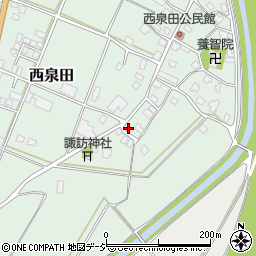 新潟県南魚沼市西泉田688-1周辺の地図