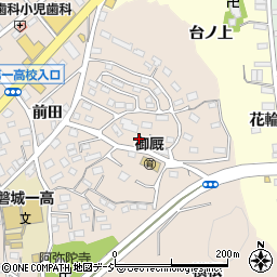 福島県いわき市内郷御厩町下宿95周辺の地図