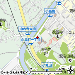 石川県七尾市小島町西部周辺の地図