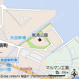 尾湾公園周辺の地図