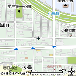 福島県いわき市小島町周辺の地図