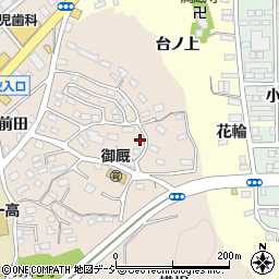 福島県いわき市内郷御厩町下宿86周辺の地図