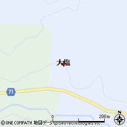 福島県東白川郡鮫川村赤坂中野大塩周辺の地図