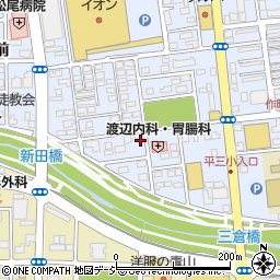 福島県いわき市平倉前周辺の地図