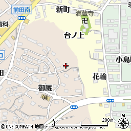 福島県いわき市内郷御厩町下宿33周辺の地図