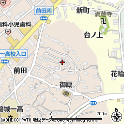 福島県いわき市内郷御厩町下宿周辺の地図