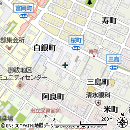石川県七尾市常盤町周辺の地図