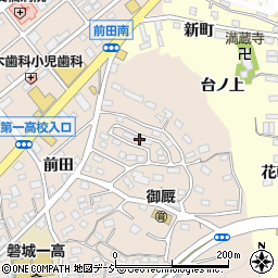 福島県いわき市内郷御厩町下宿17周辺の地図