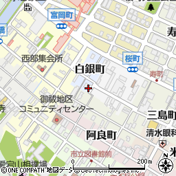 石川県七尾市白銀町5周辺の地図