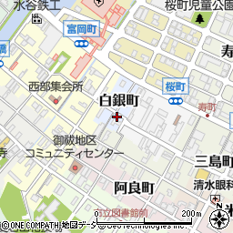 石川県七尾市白銀町6周辺の地図