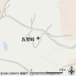 石川県羽咋郡志賀町五里峠い周辺の地図