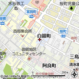 石川県七尾市白銀町10周辺の地図