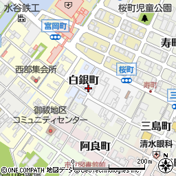石川県七尾市白銀町2周辺の地図