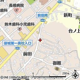 福島県いわき市内郷御厩町下宿21周辺の地図