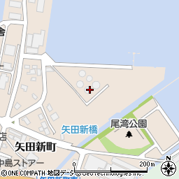 石川県七尾市矢田新町乙周辺の地図