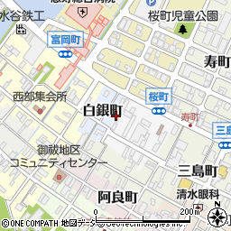 石川県七尾市白銀町1周辺の地図