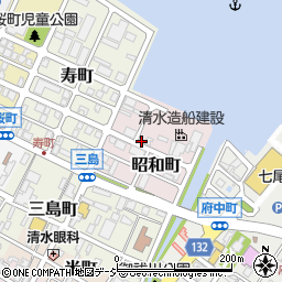 石川県七尾市昭和町周辺の地図