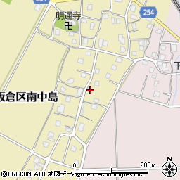新潟県上越市板倉区南中島461周辺の地図