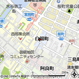 石川県七尾市白銀町4周辺の地図