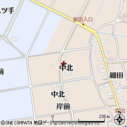 福島県いわき市平下大越（中北）周辺の地図