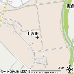 新潟県上越市板倉区沢田周辺の地図