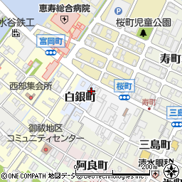 石川県七尾市白銀町30-1周辺の地図