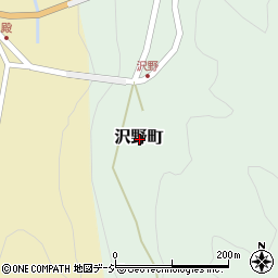 石川県七尾市沢野町周辺の地図