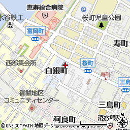 石川県七尾市白銀町30周辺の地図