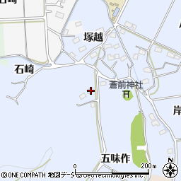 福島県いわき市平上大越五味作周辺の地図