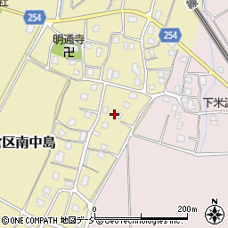 新潟県上越市板倉区南中島474周辺の地図