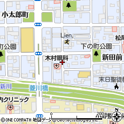 福島県いわき市平下の町周辺の地図