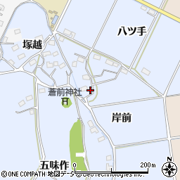 福島県いわき市平上大越岸前周辺の地図