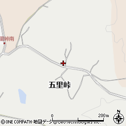 石川県羽咋郡志賀町五里峠イ周辺の地図