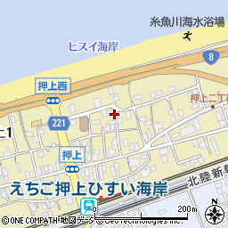 新潟県糸魚川市押上周辺の地図