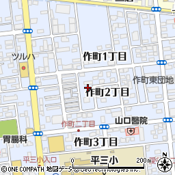 福島県いわき市平（作町２丁目）周辺の地図