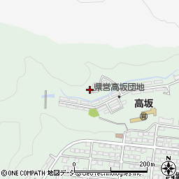 福島県いわき市内郷高坂町周辺の地図