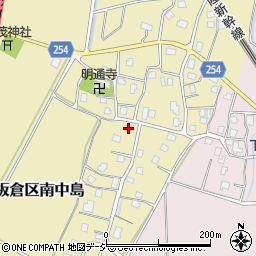 新潟県上越市板倉区南中島415周辺の地図
