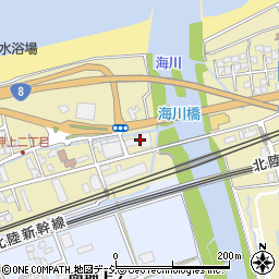 トヨタカローラ北越　糸魚川１号店周辺の地図