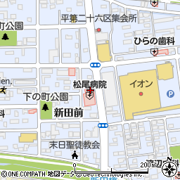 松尾病院周辺の地図