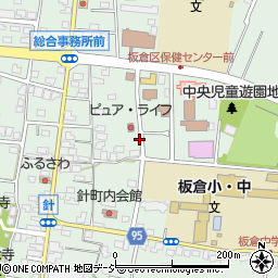 新潟県上越市板倉区針周辺の地図