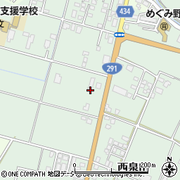 西泉田開明荘周辺の地図