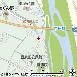 新潟県南魚沼市西泉田499周辺の地図